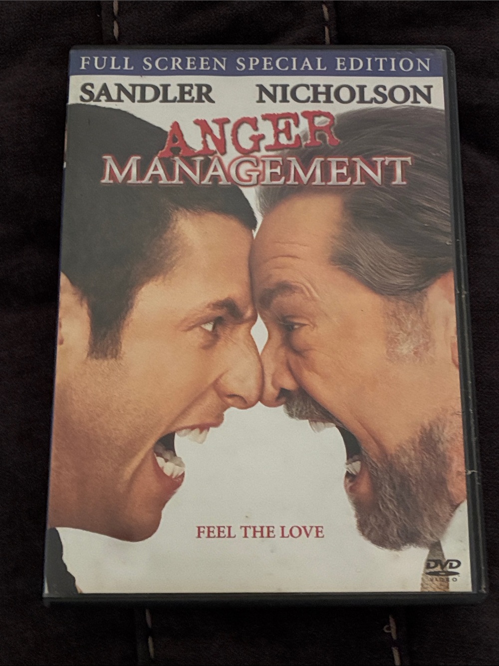 Anger Management (Full Screen Special Edition) DVD - Red, White, Black